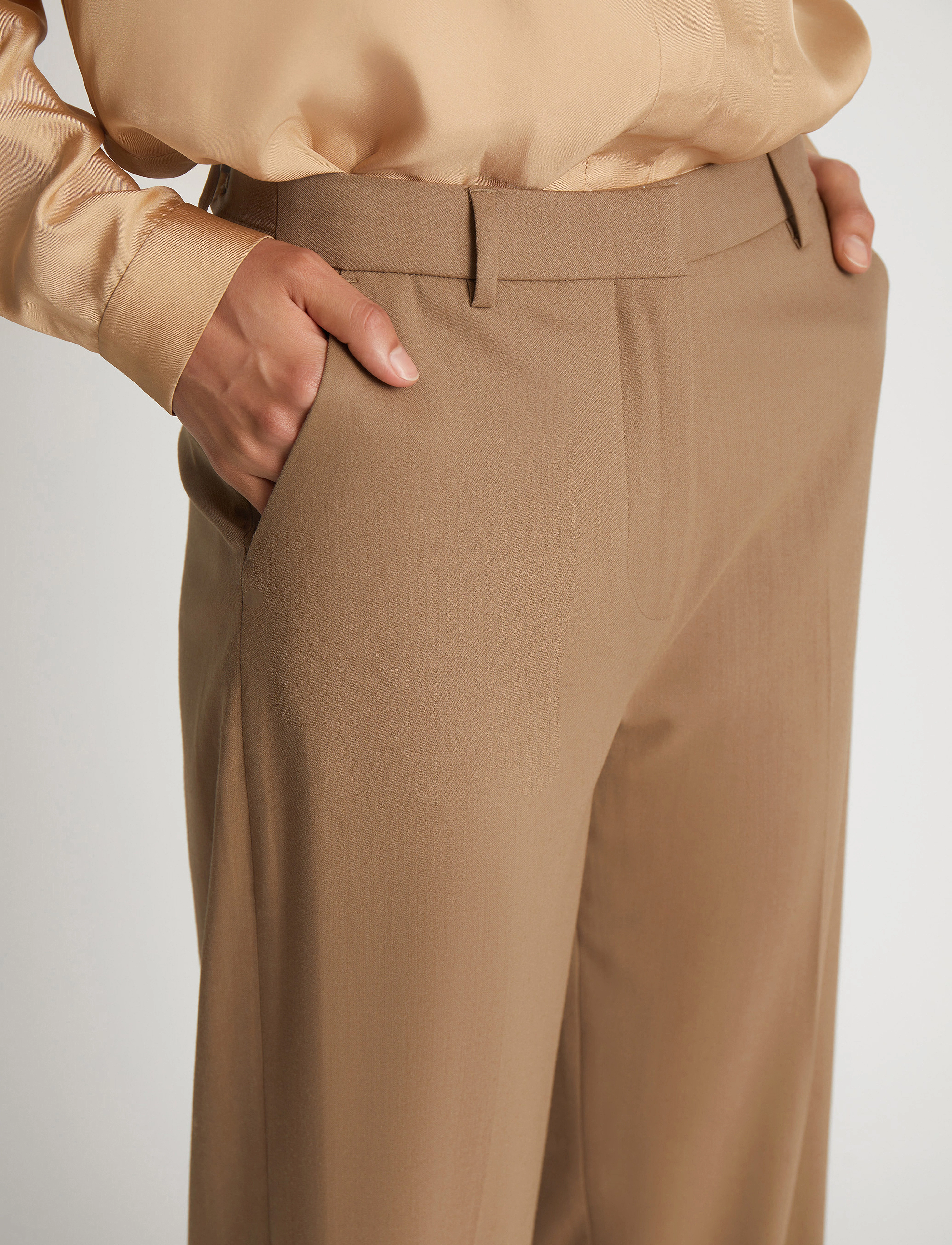 Munthe - SUMATRA - tailored trousers - camel - 4