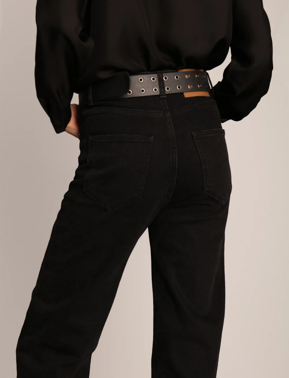 Munthe - CULINARI - straight jeans - black - 4