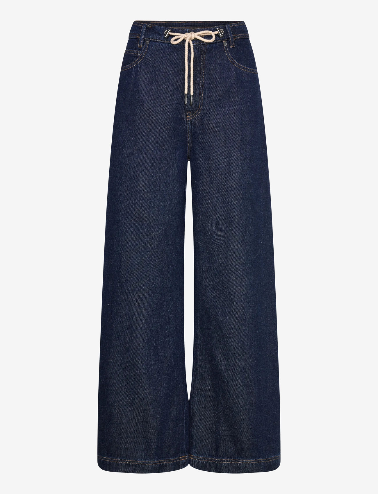 Munthe - OBEY - brede jeans - indigo - 1