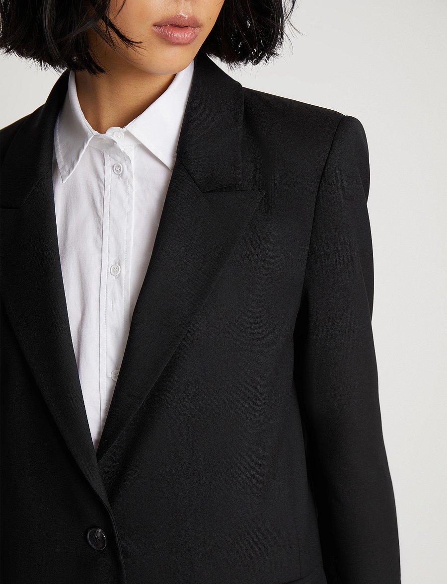 Munthe - SUSSIMA - einreihige blazer - black - 4