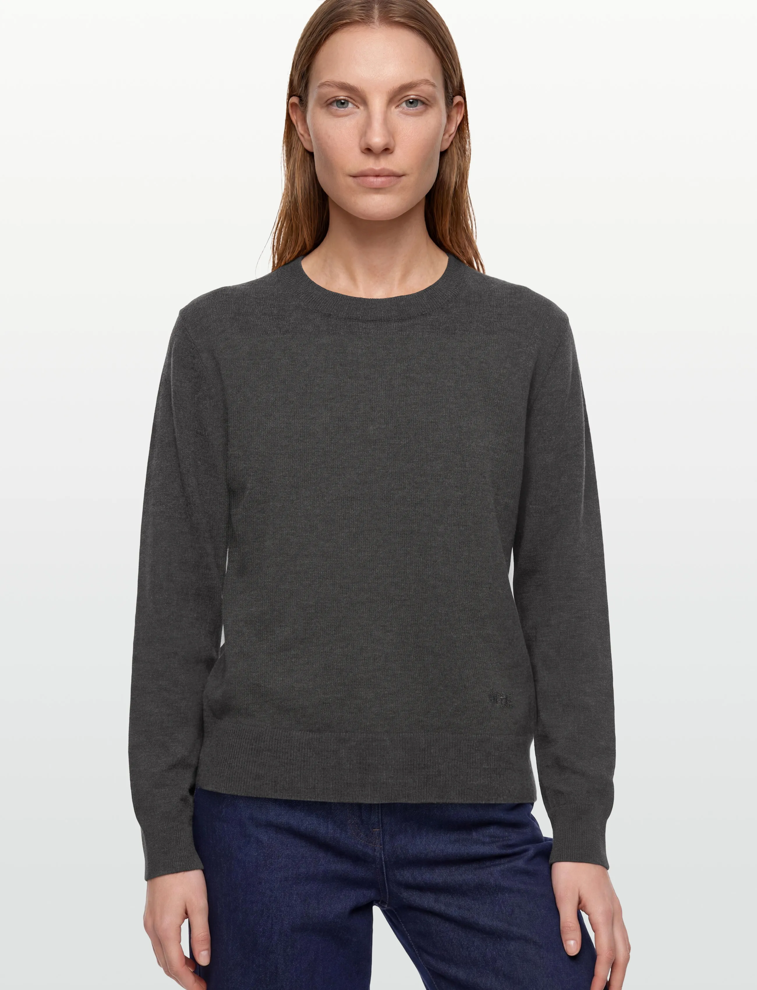 Munthe - SWELINA - striktrøjer - charcoal - 3