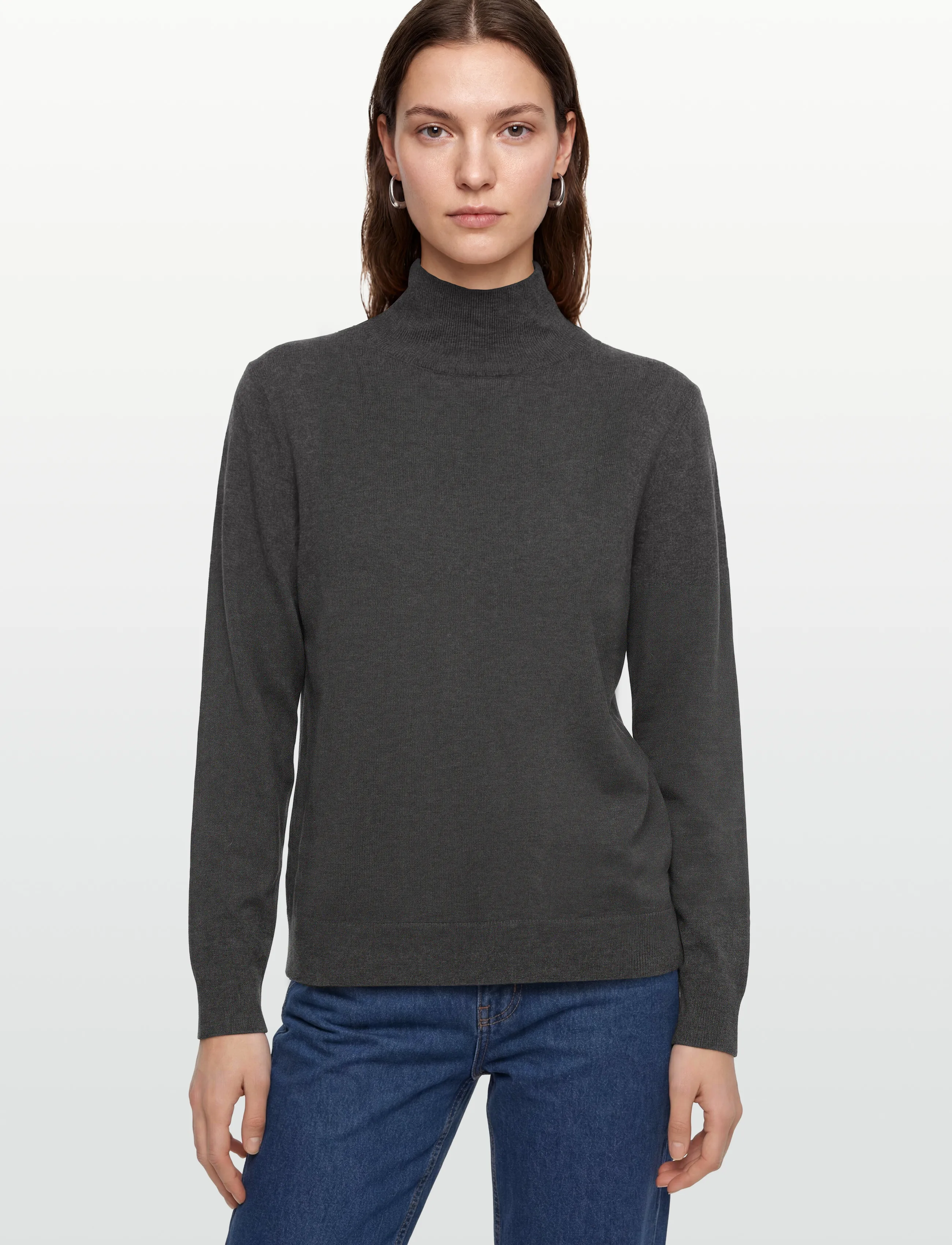 Munthe - GOLDILOCK - polotröjor - charcoal - 3