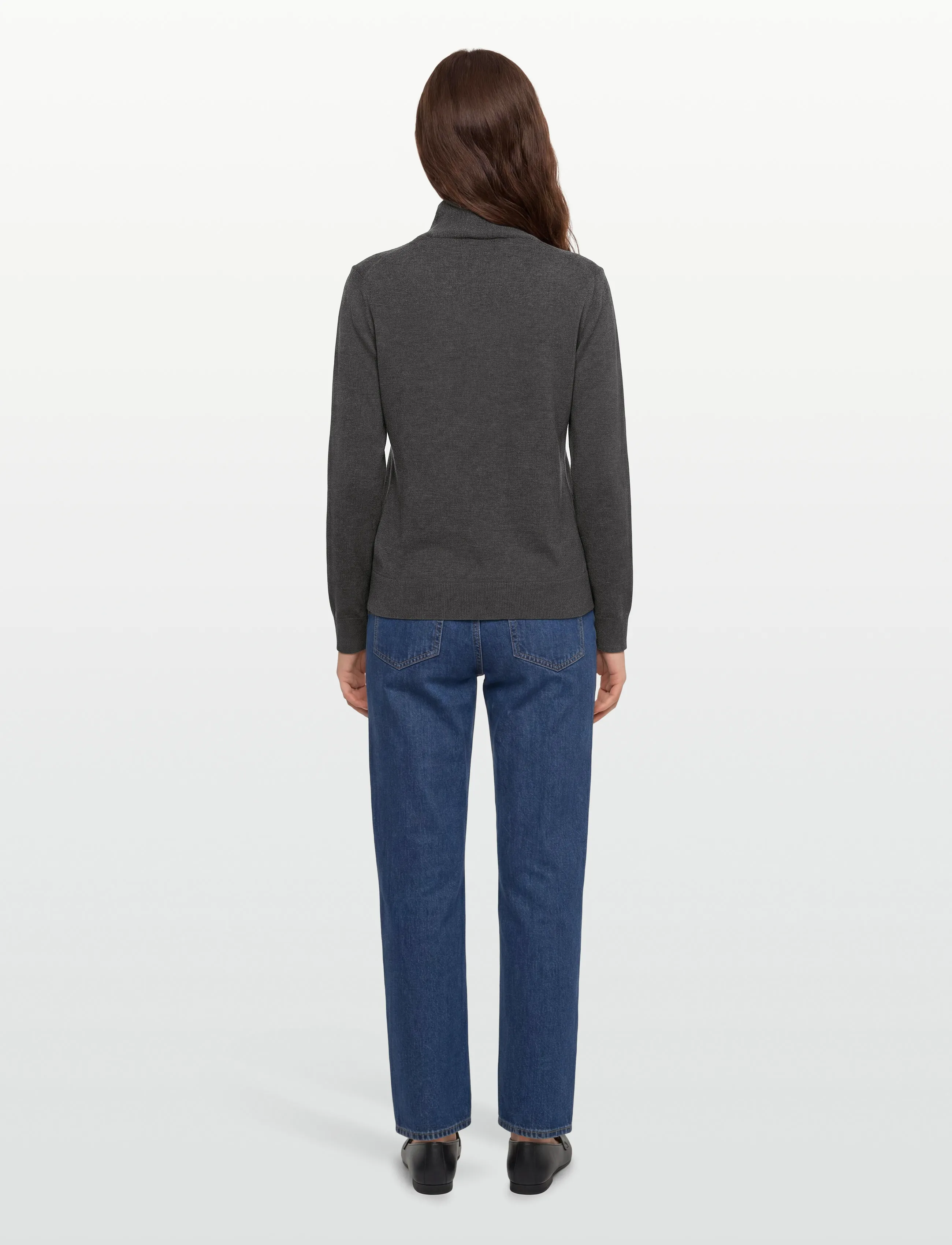 Munthe - GOLDILOCK - polotröjor - charcoal - 4