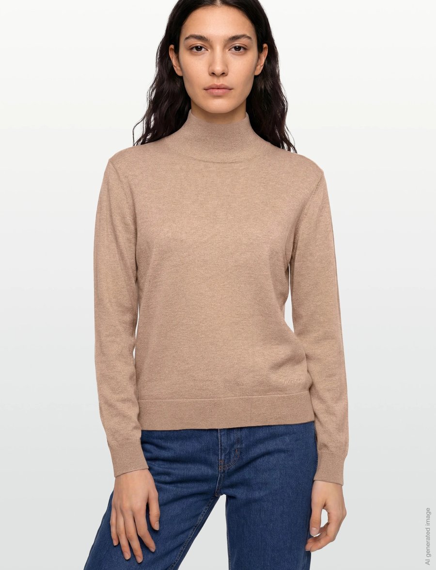 Munthe - GOLDILOCK - rollkragenpullover - sand - 3
