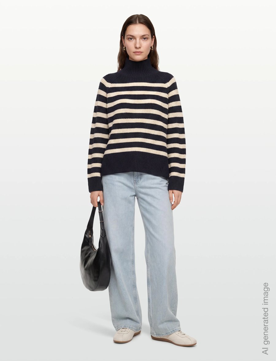 Munthe - ARISSA - rollkragenpullover - navy - 0