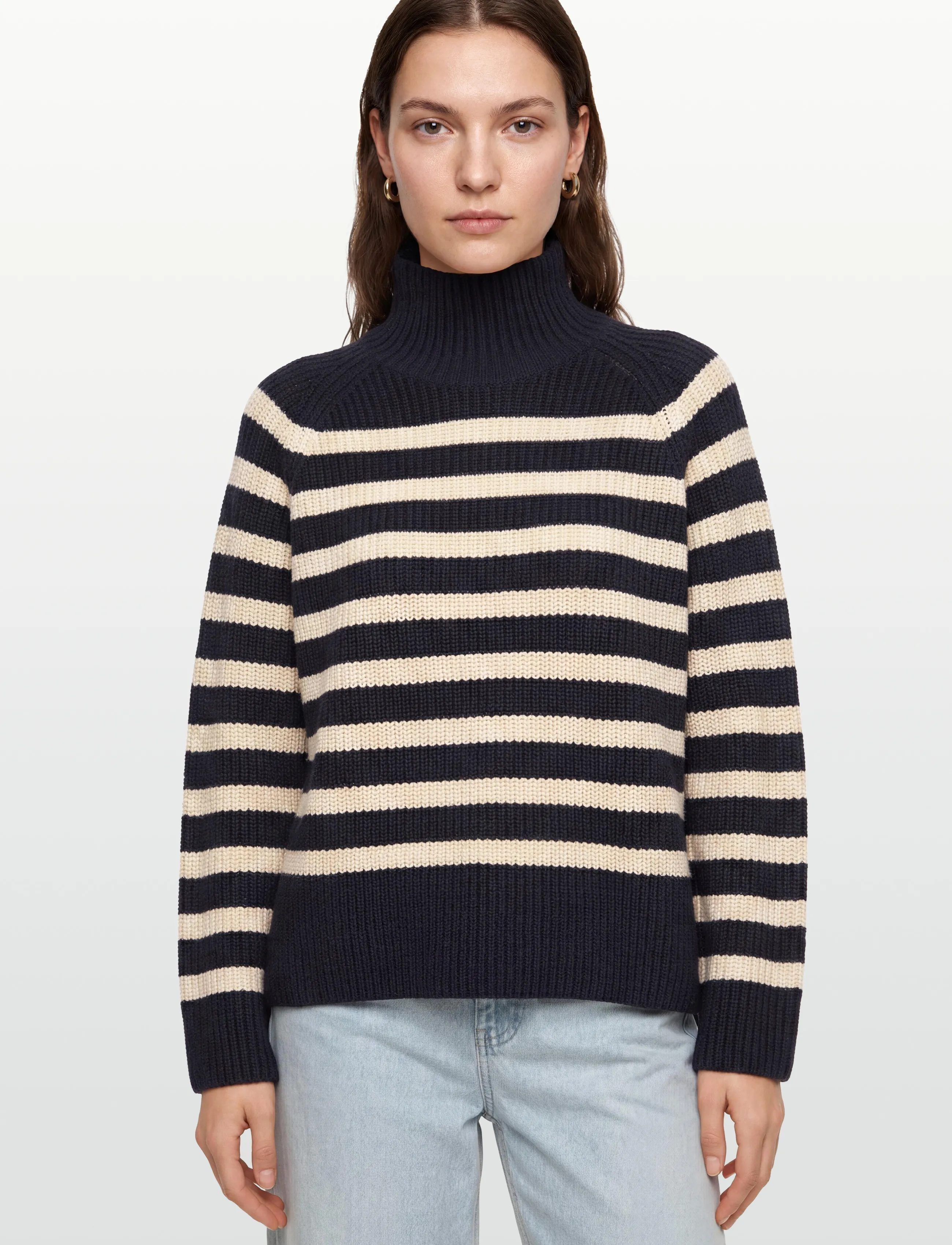 Munthe - ARISSA - turtleneck - navy - 3