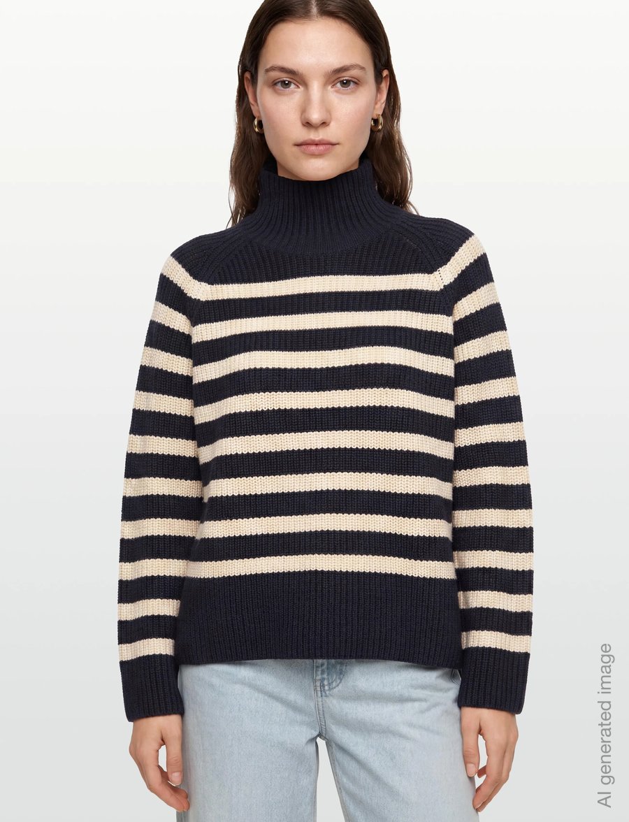 Munthe - ARISSA - rollkragenpullover - navy - 3