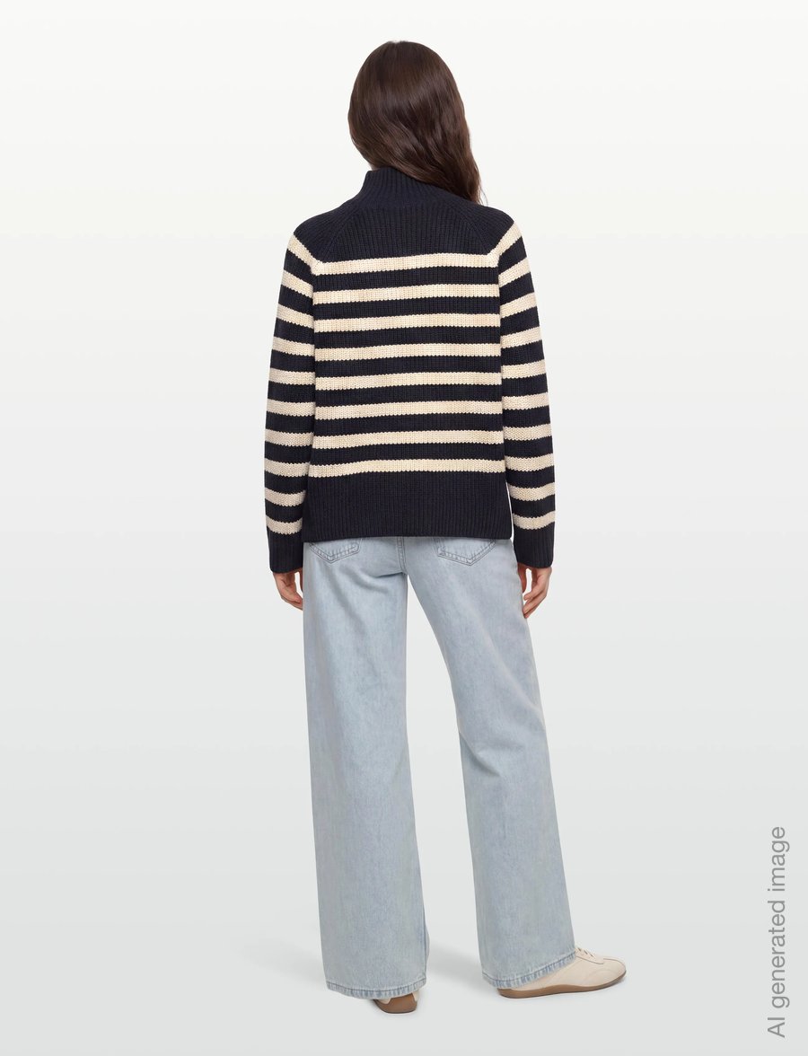 Munthe - ARISSA - rollkragenpullover - navy - 4