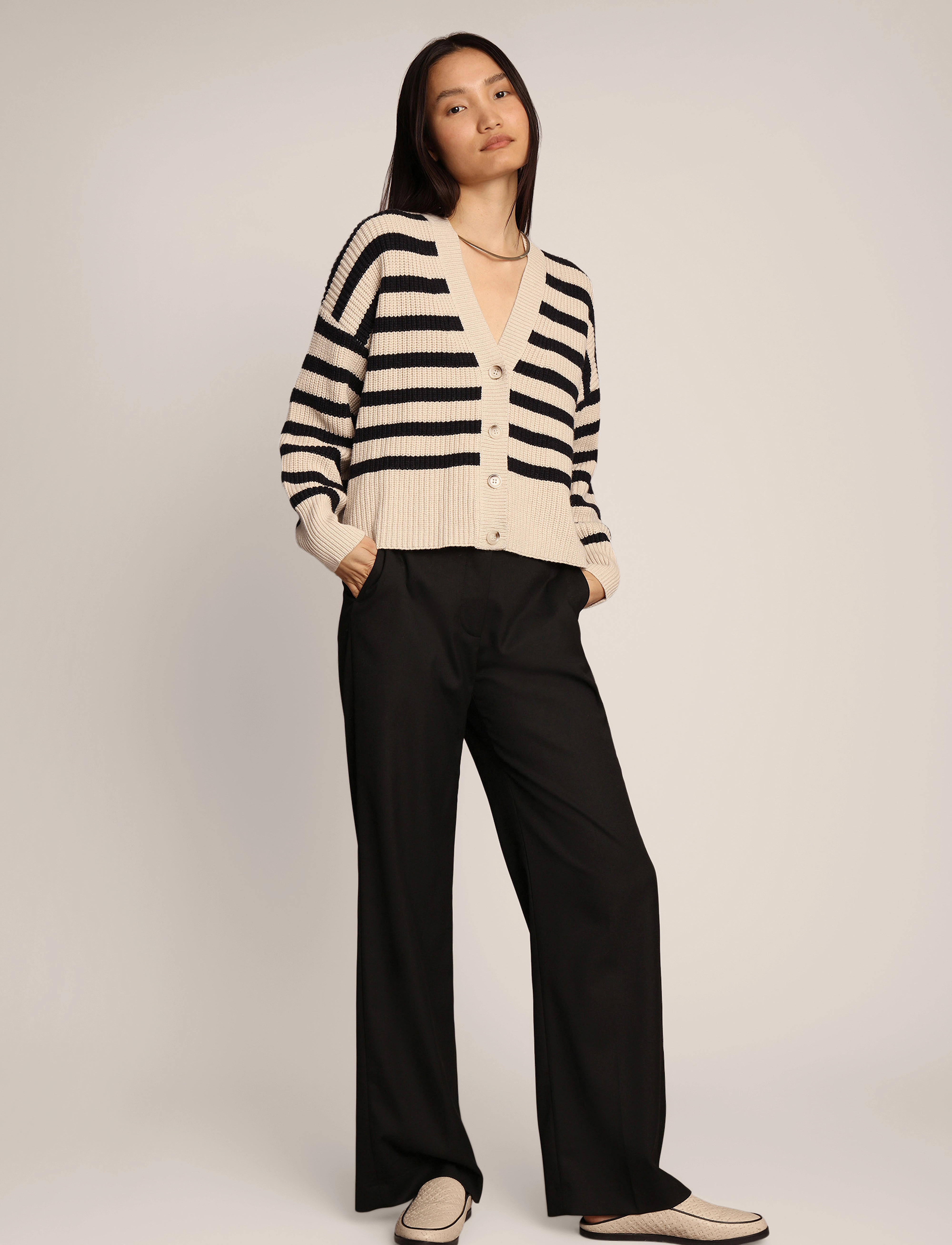 Munthe Tupper, 34, Cream, Strik > Cardigans, Dame
