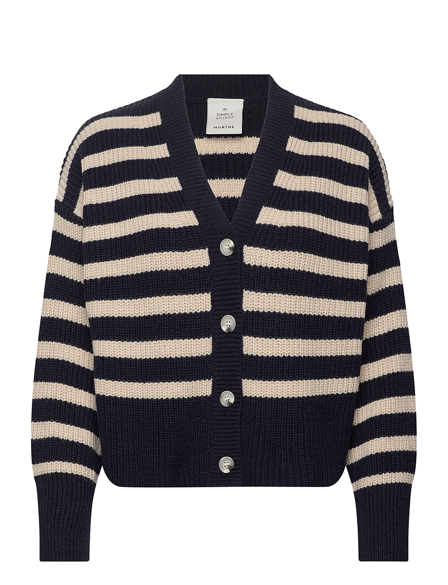 Munthe - TUPPER - strickjacken - navy - 1