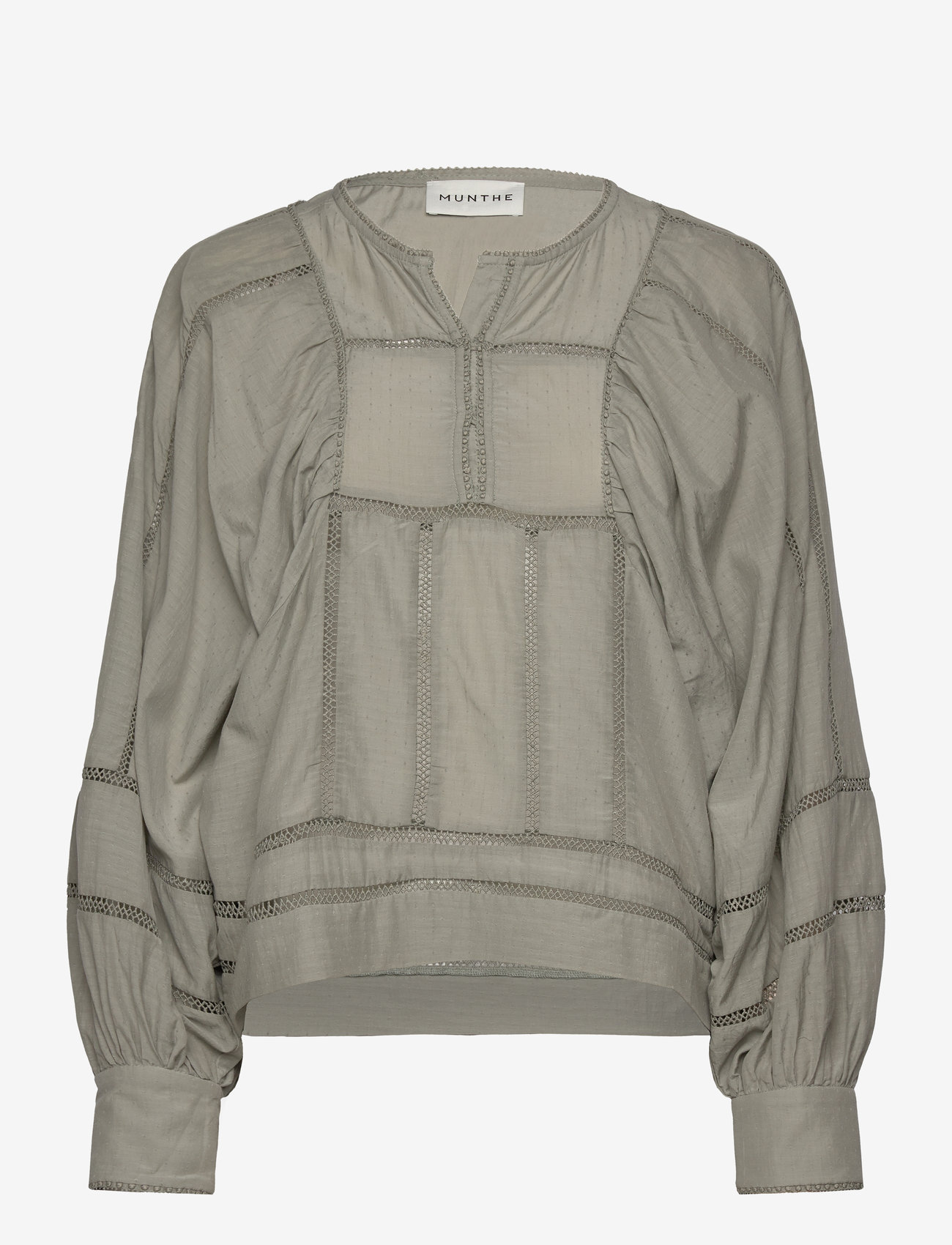 Munthe - FINETTA - langärmlige blusen - dusty green - 0