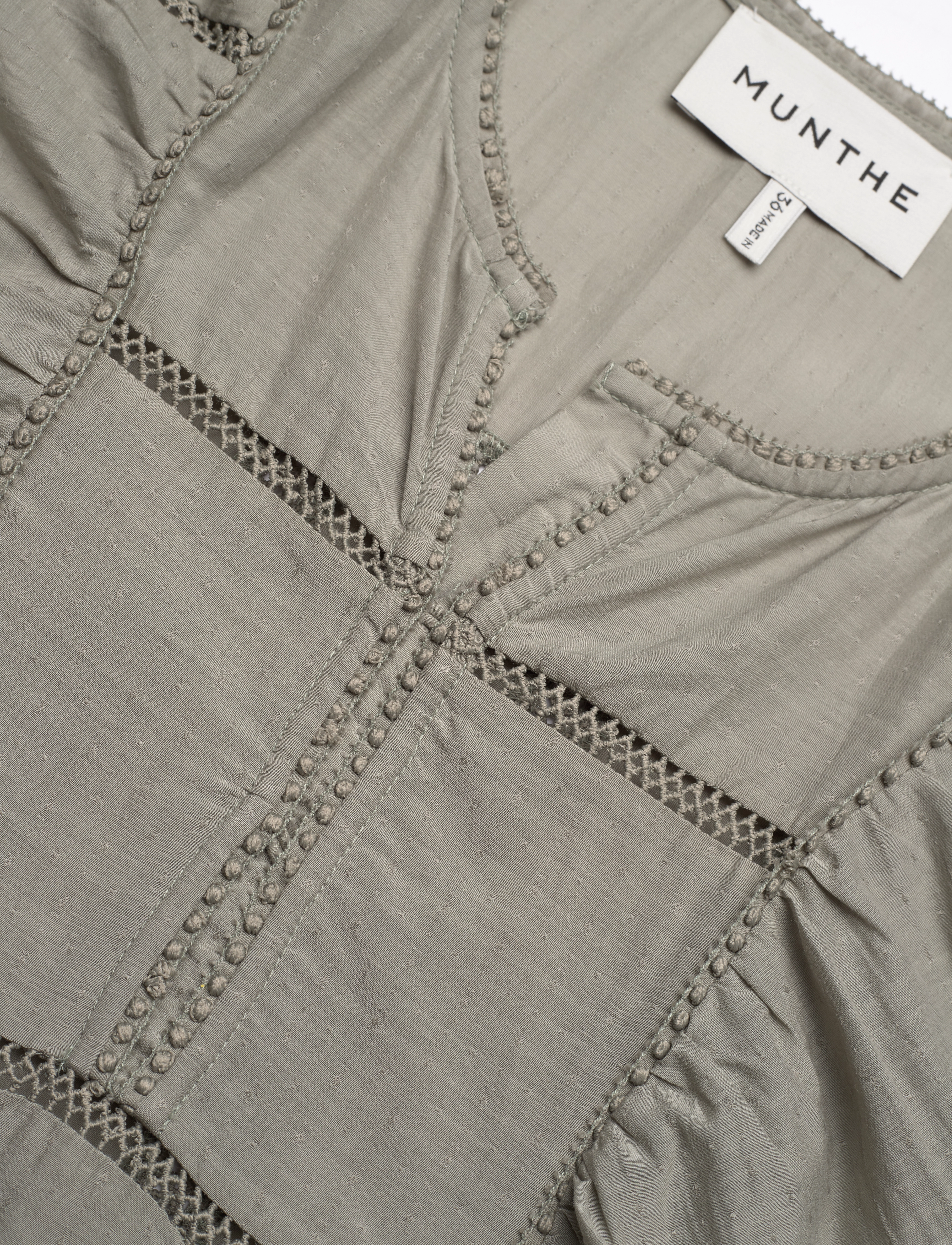 Munthe - FINETTA - långärmade blusar - dusty green - 2