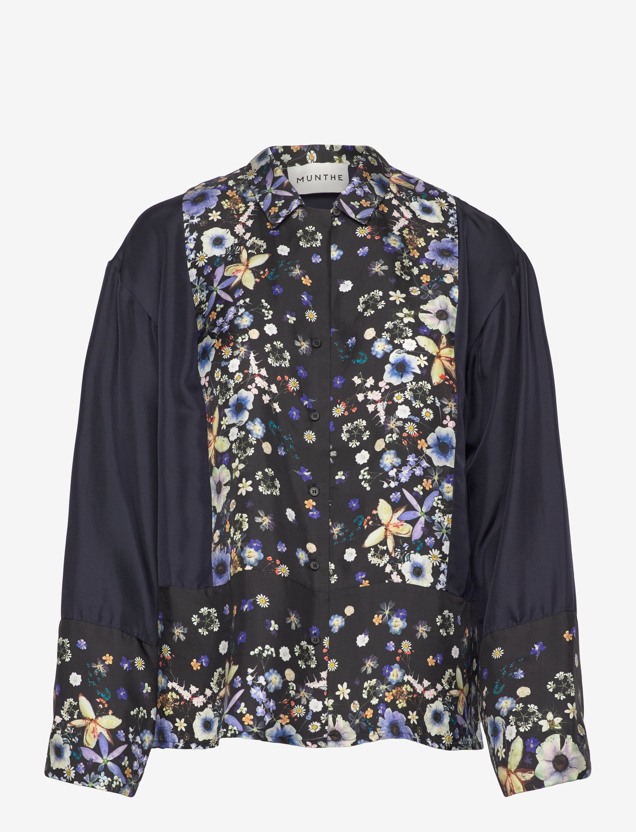 Munthe - FAIZA - pikkade varrukatega särgid - black - 0