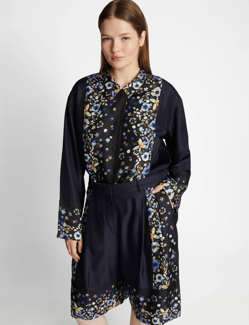 Munthe - FAIZA - langærmede skjorter - black - 0