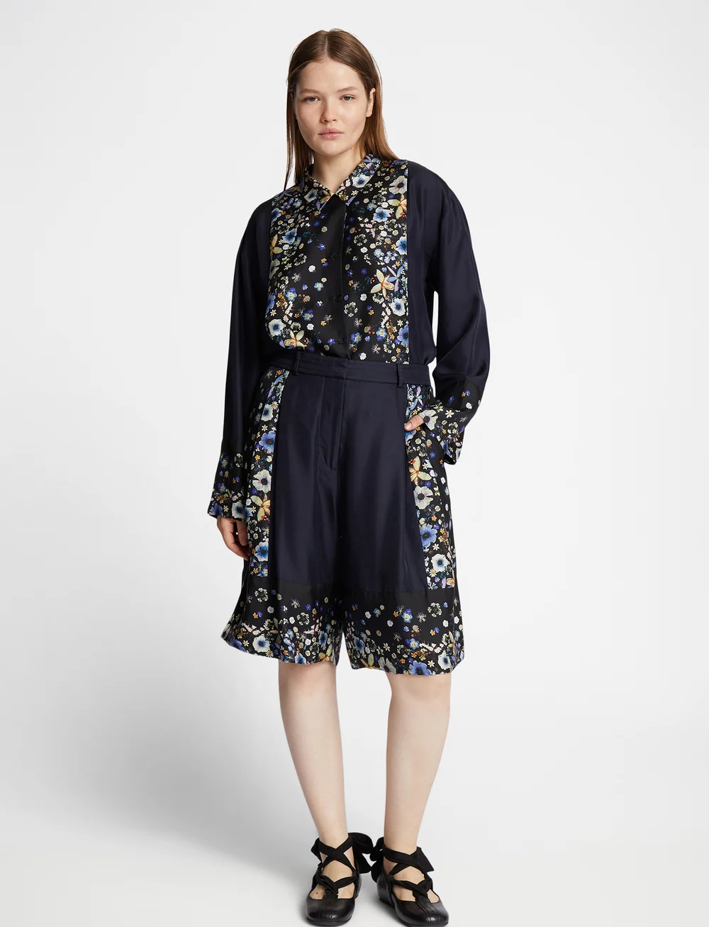 Munthe - FAIZA - langærmede skjorter - black - 3