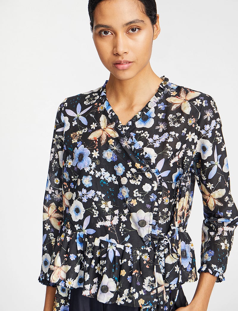 Munthe - FENIA - langärmlige blusen - black - 0