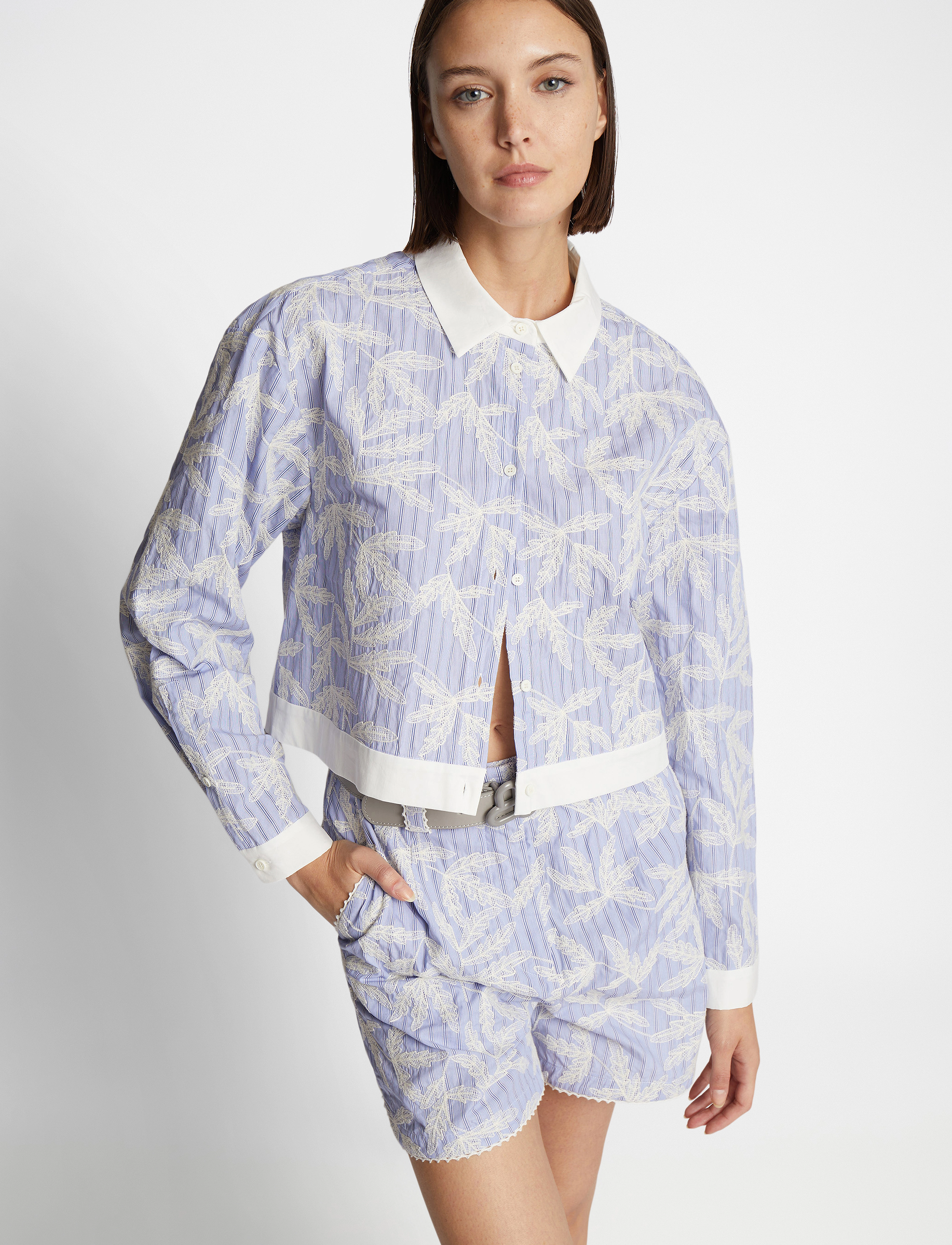 Munthe - FUJA - pitkähihaiset paidat - light blue - 4