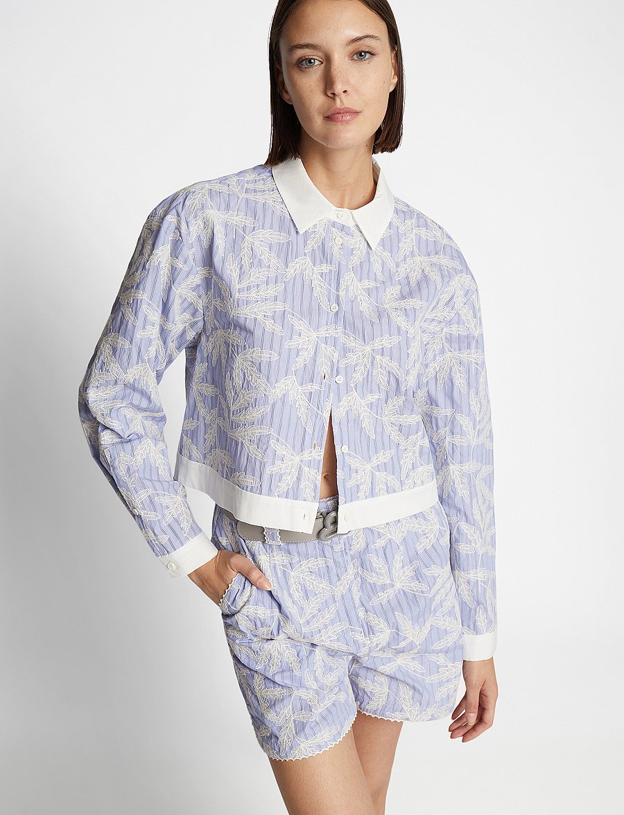 Munthe - FUJA - langärmlige hemden - light blue - 4