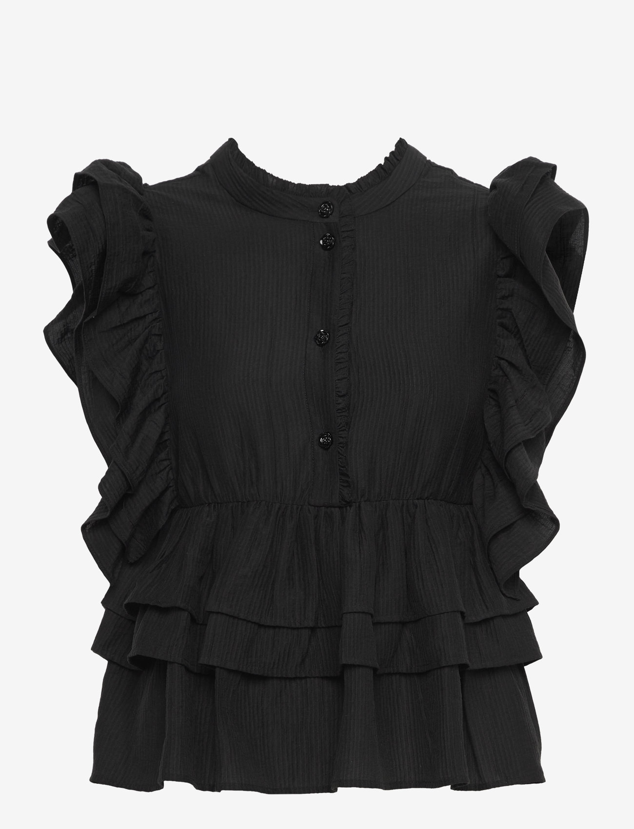 Munthe - FULTON - varrukateta pluusid - black - 0