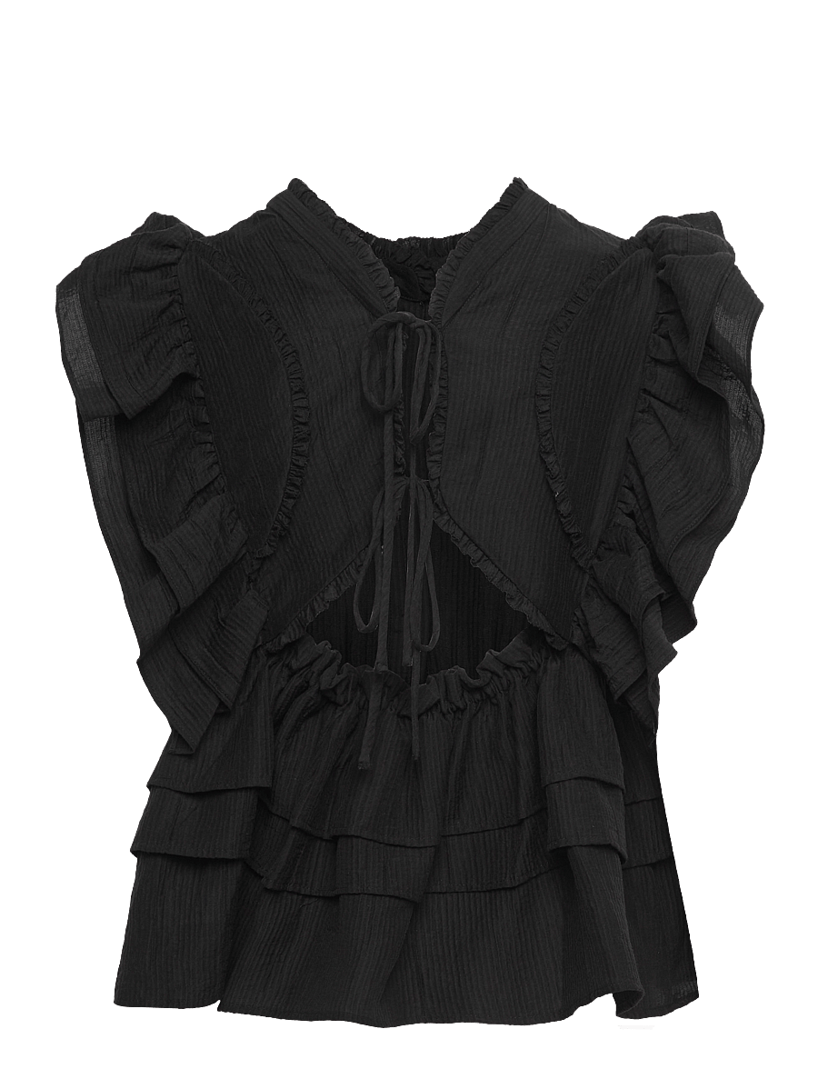 Munthe - FULTON - Ärmellose blusen - black - 2