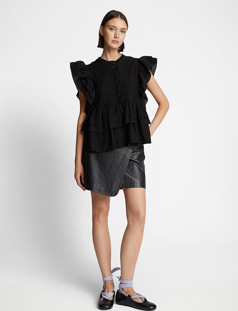 Munthe - FULTON - Ärmellose blusen - black - 0