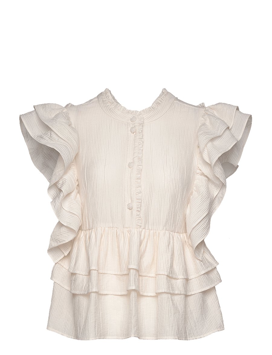 Munthe - FULTON - Ärmellose blusen - ivory - 1
