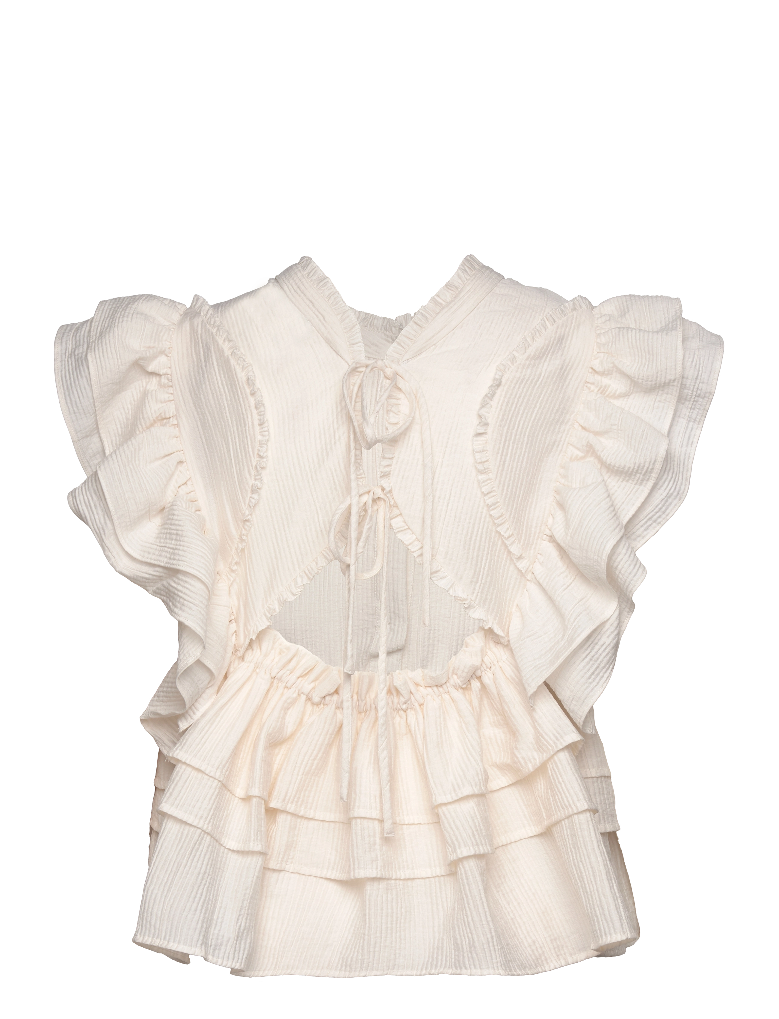 Munthe - FULTON - Ärmellose blusen - ivory - 2