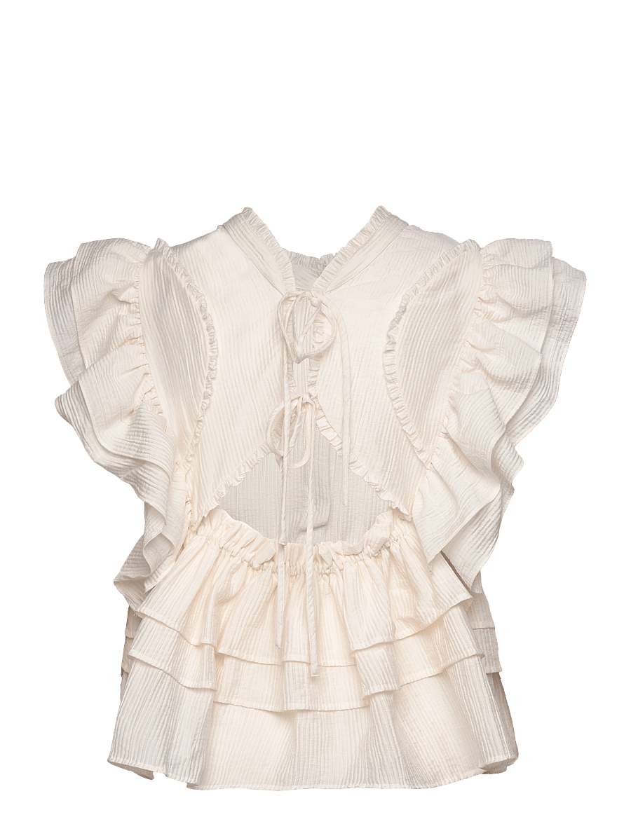 Munthe - FULTON - Ärmellose blusen - ivory - 2