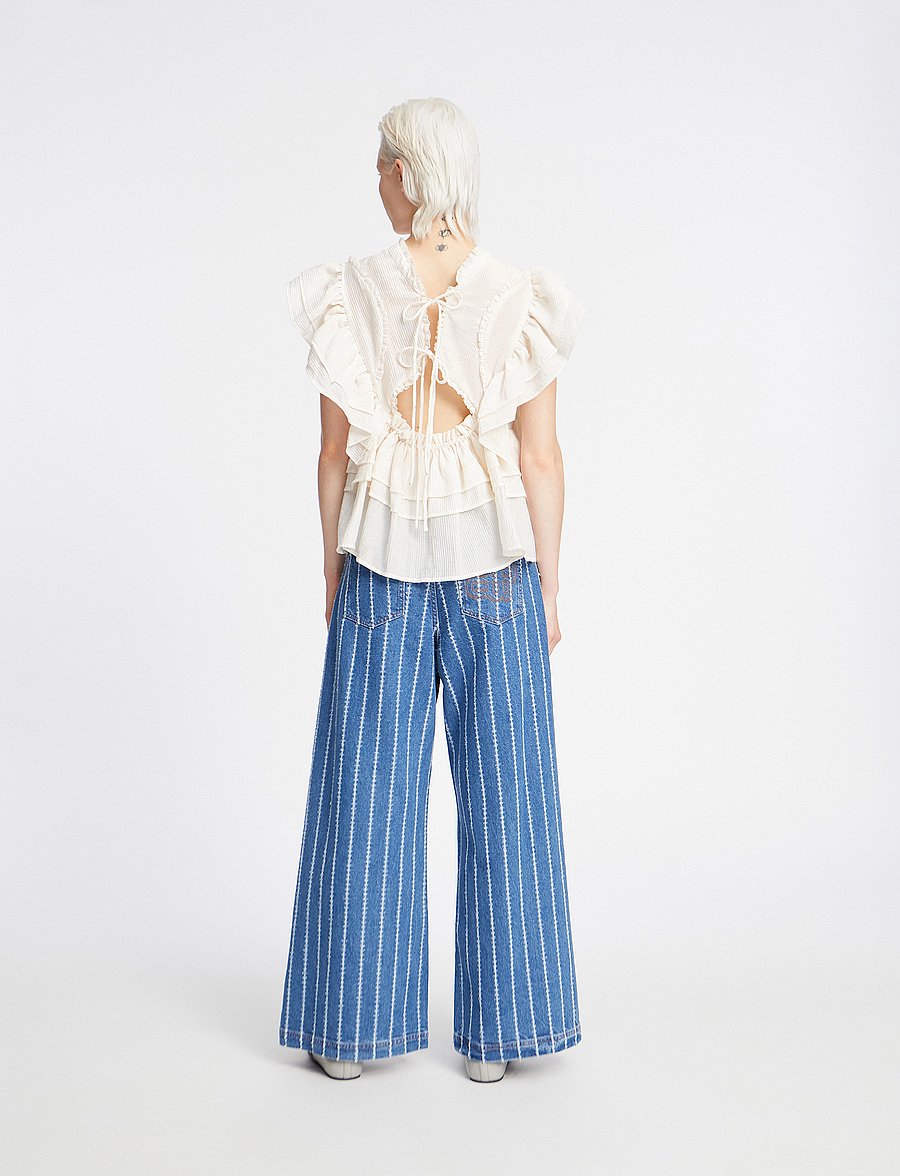 Munthe - FULTON - Ärmellose blusen - ivory - 3