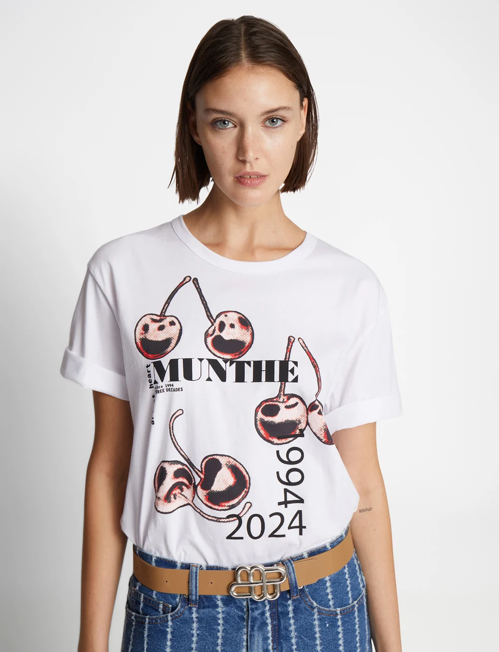 Munthe - FELITA - t-shirts - white - 0