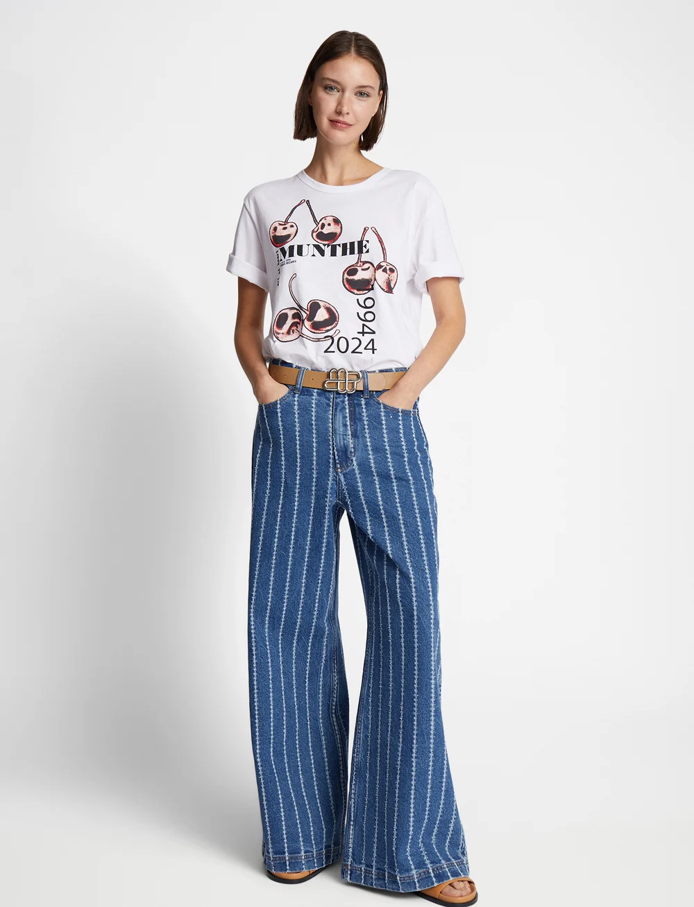 Munthe - FELITA - t-shirts - white - 3