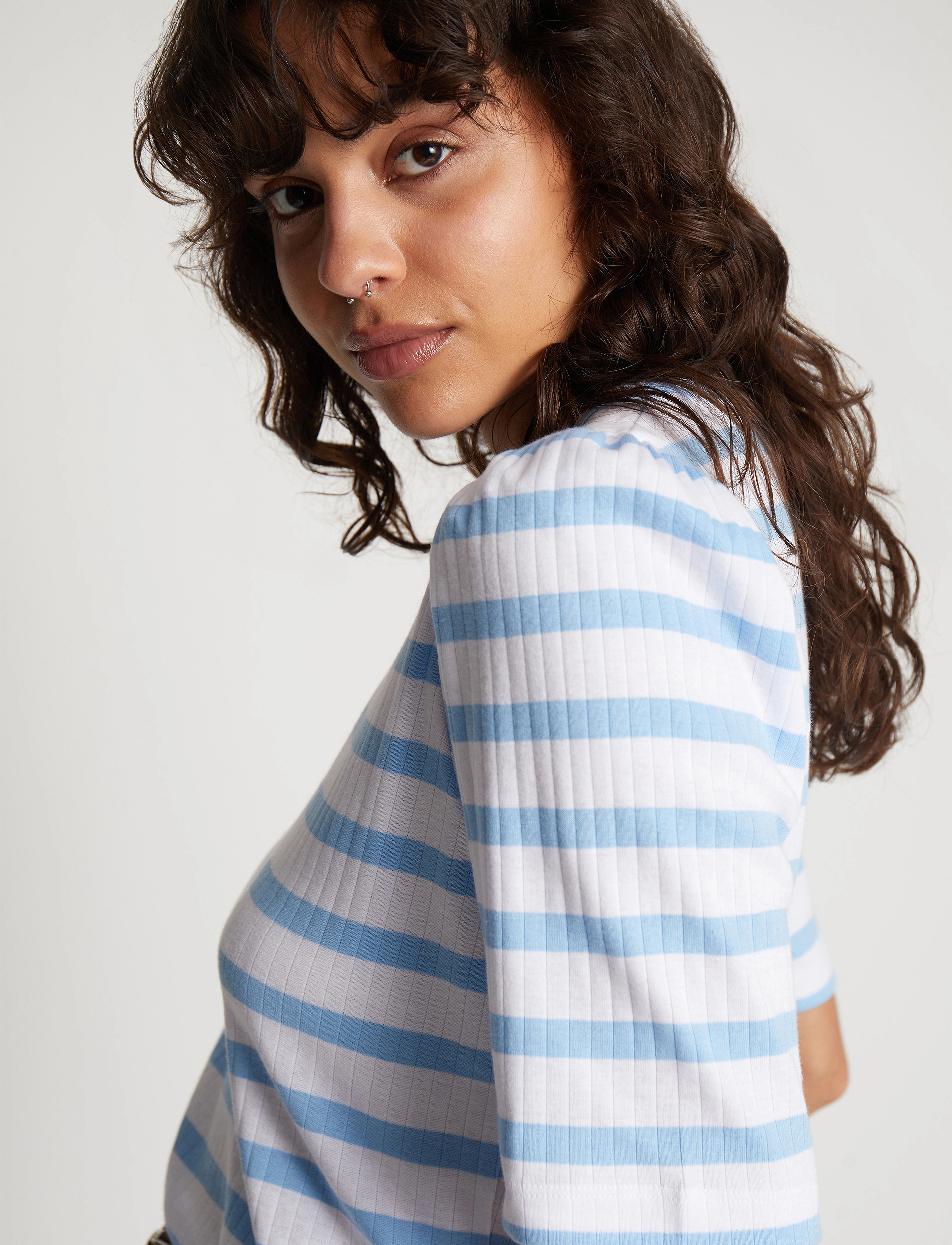 Munthe - JIKOLAZ - t-shirts - light blue - 4