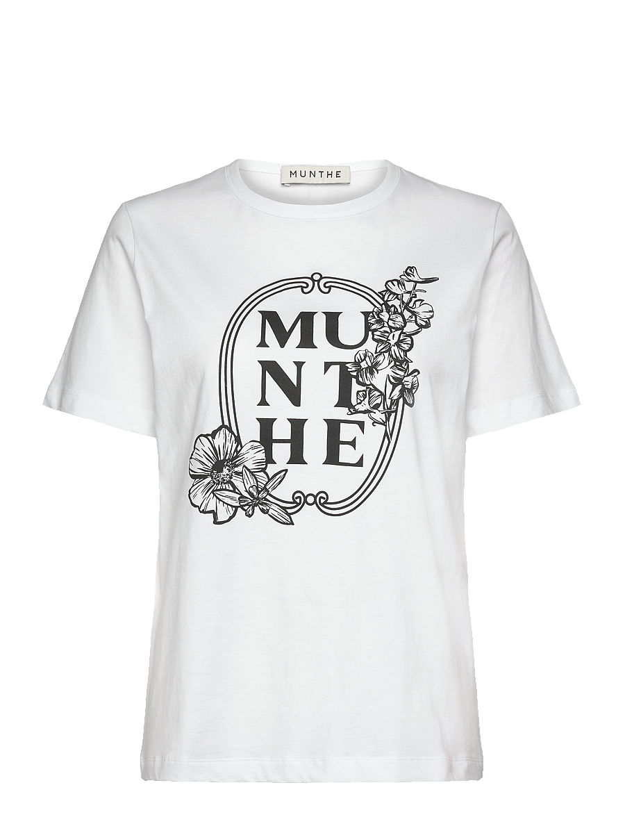 Munthe - FYNELLA - t-shirts - white - 1