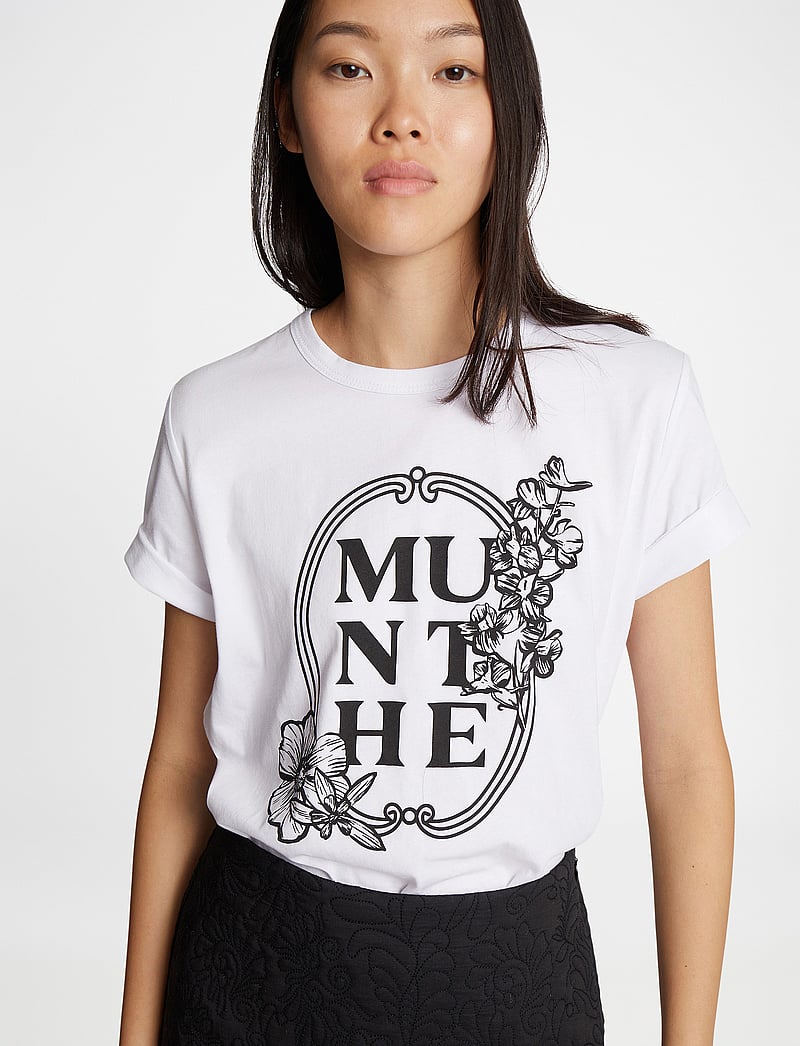 Munthe - FYNELLA - t-shirts - white - 0