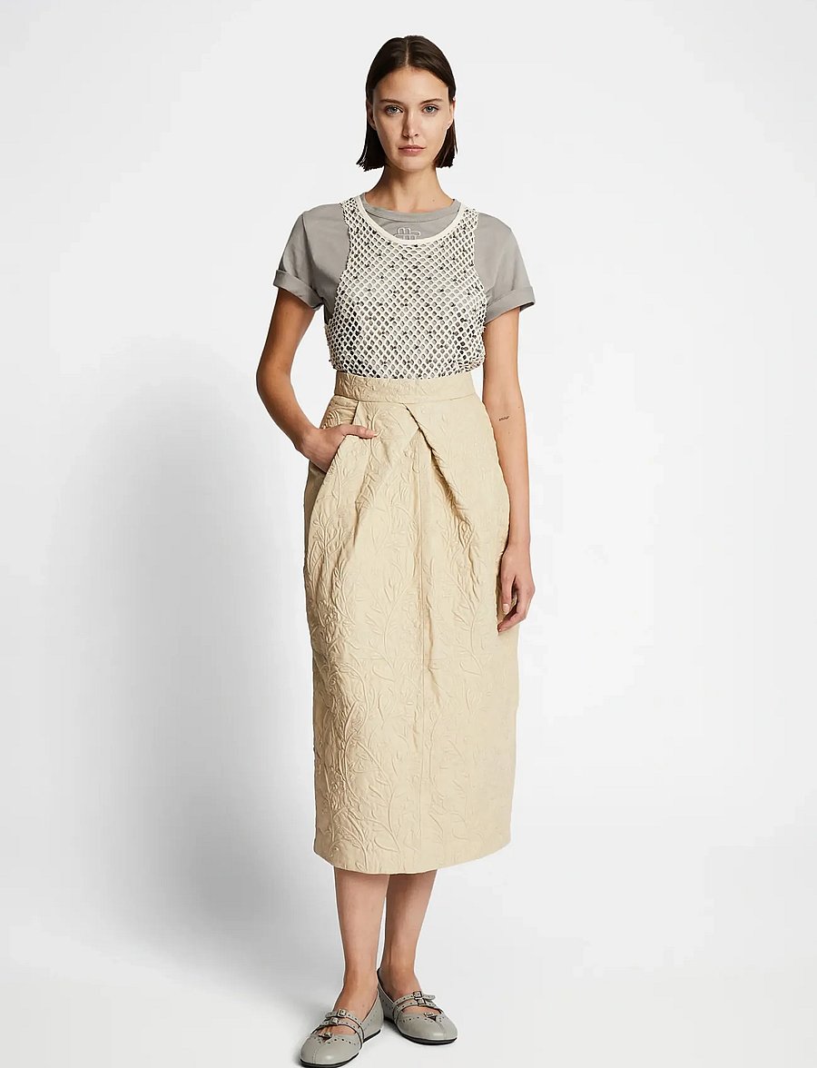 Munthe - FARLIE - varrukateta topid - white - 0
