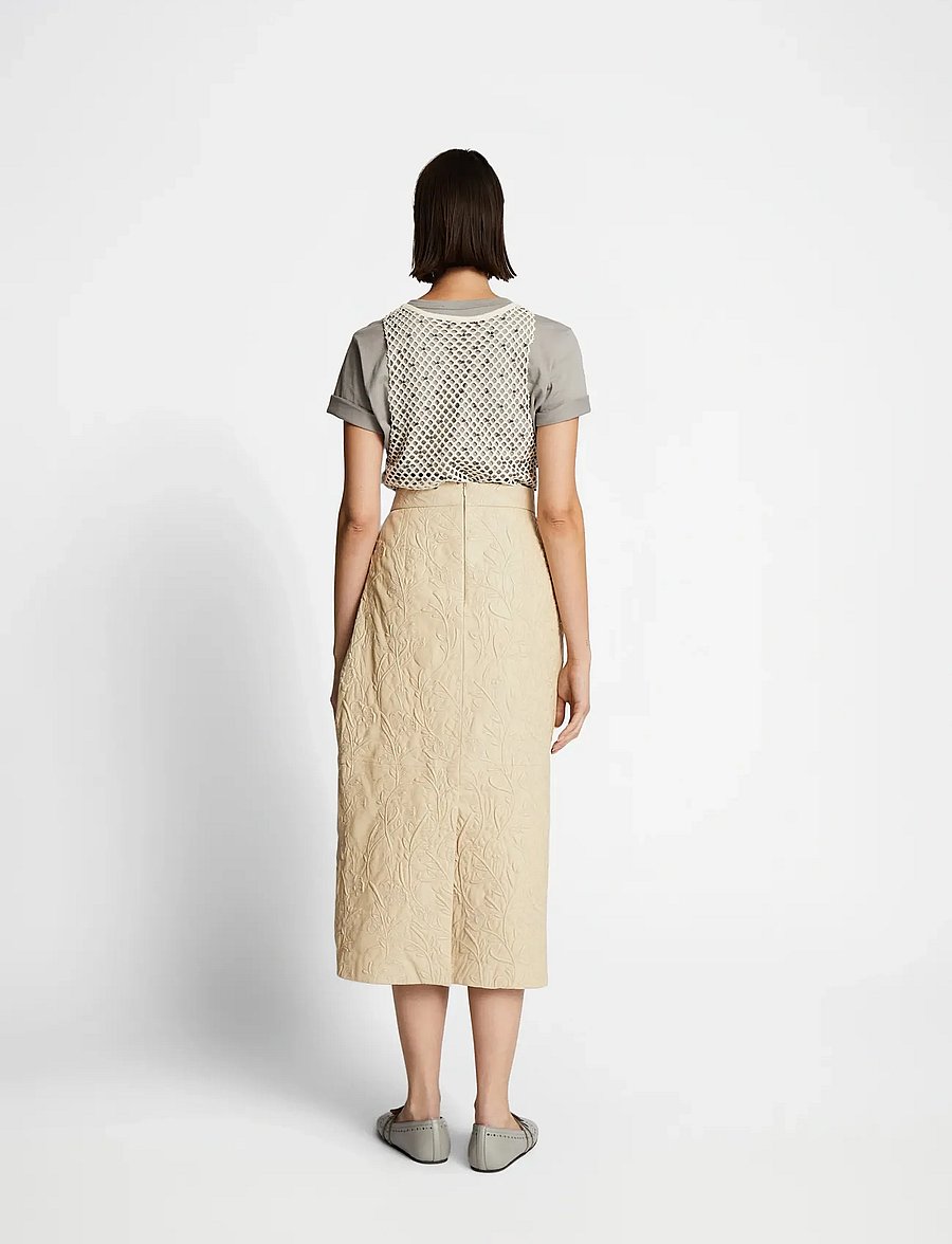 Munthe - FARLIE - varrukateta topid - white - 2