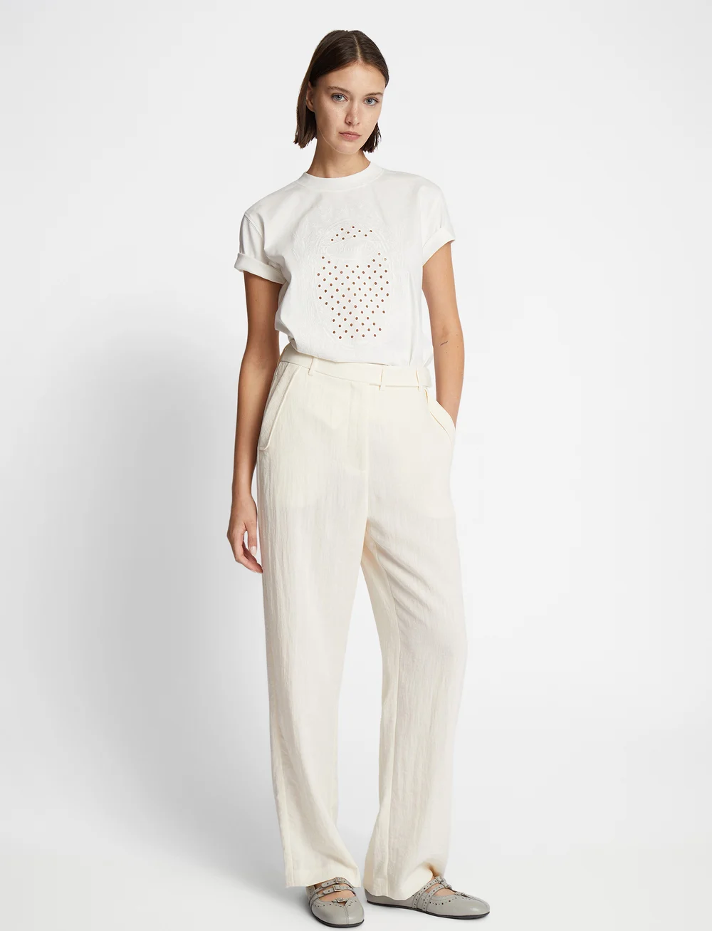 Munthe - FENELLA - t-shirts - ivory - 0