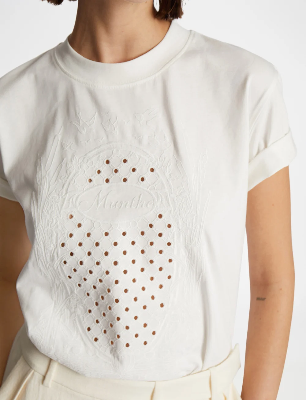 Munthe - FENELLA - t-shirts - ivory - 4