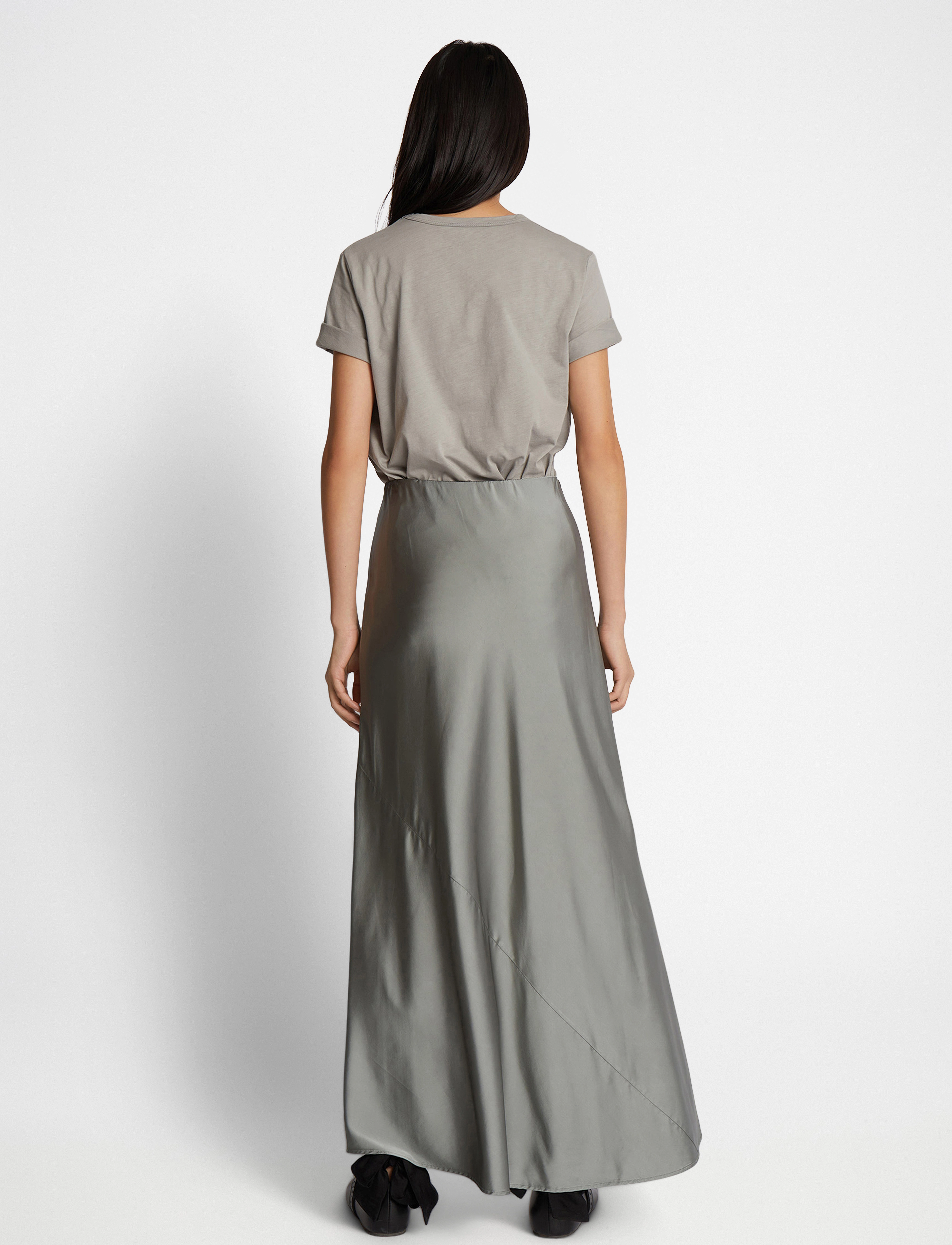 Munthe - BARDOT - satinröcke - dusty green - 4
