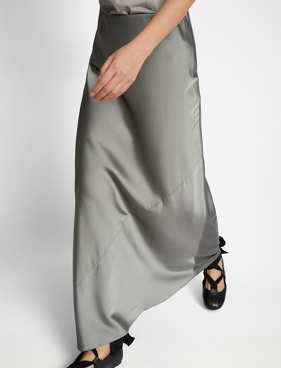Munthe - BARDOT - satinnederdele - dusty green - 5