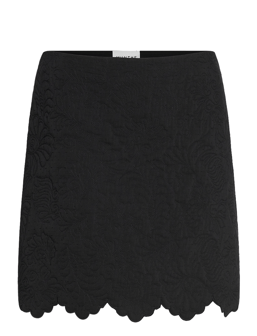Munthe - FRIGGIE - kurze röcke - black - 1