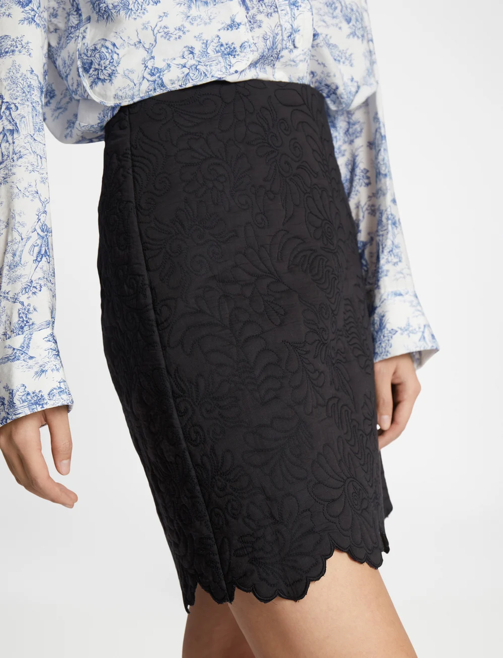 Munthe - FRIGGIE - kurze röcke - black - 4