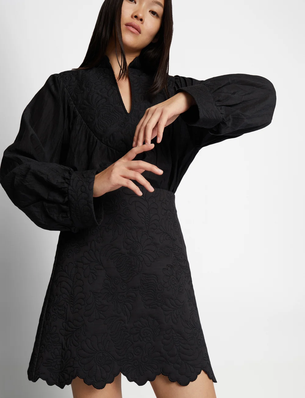 Munthe - FRIGGIE - kurze röcke - black - 5