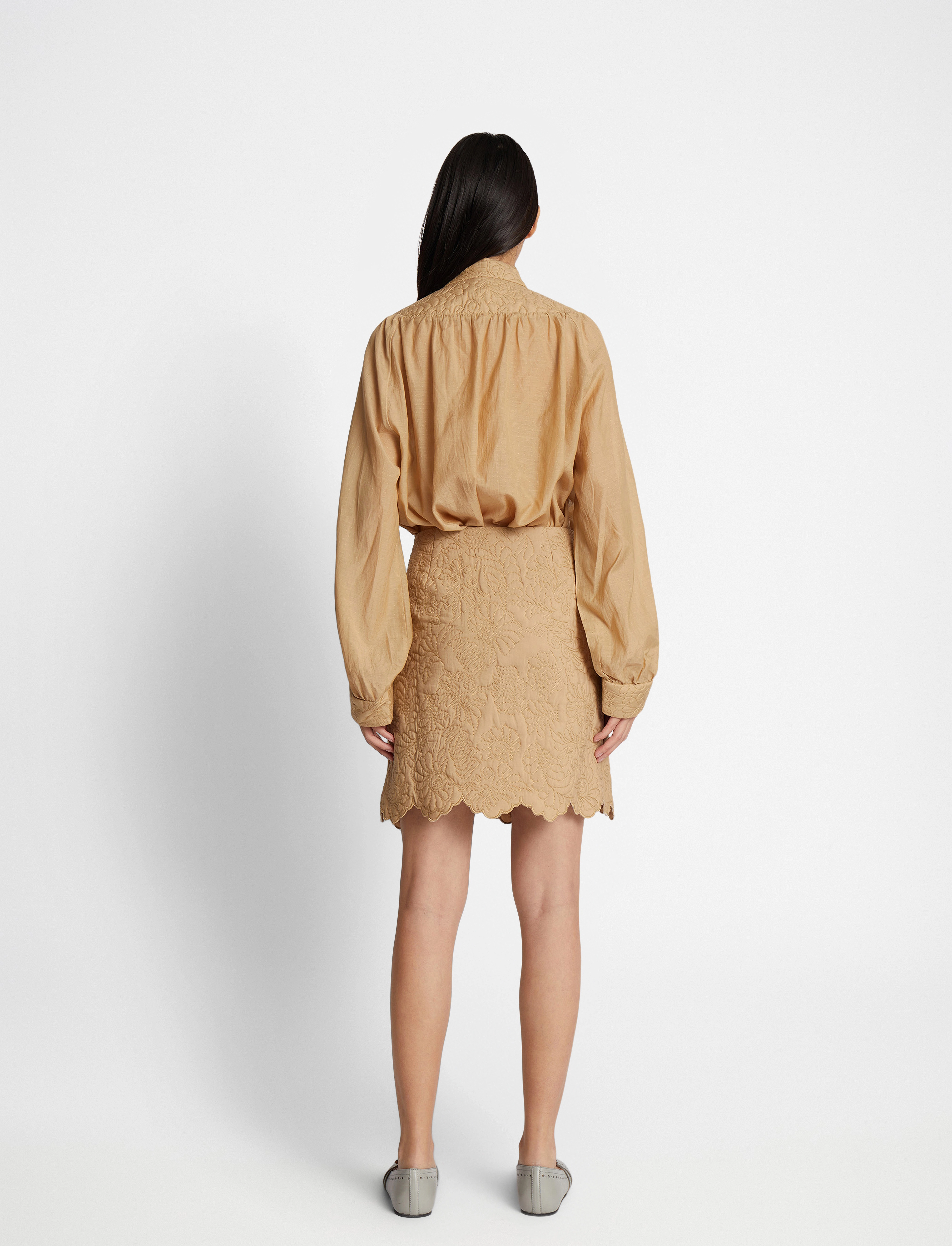 Munthe - FRIGGIE - korta kjolar - camel - 3