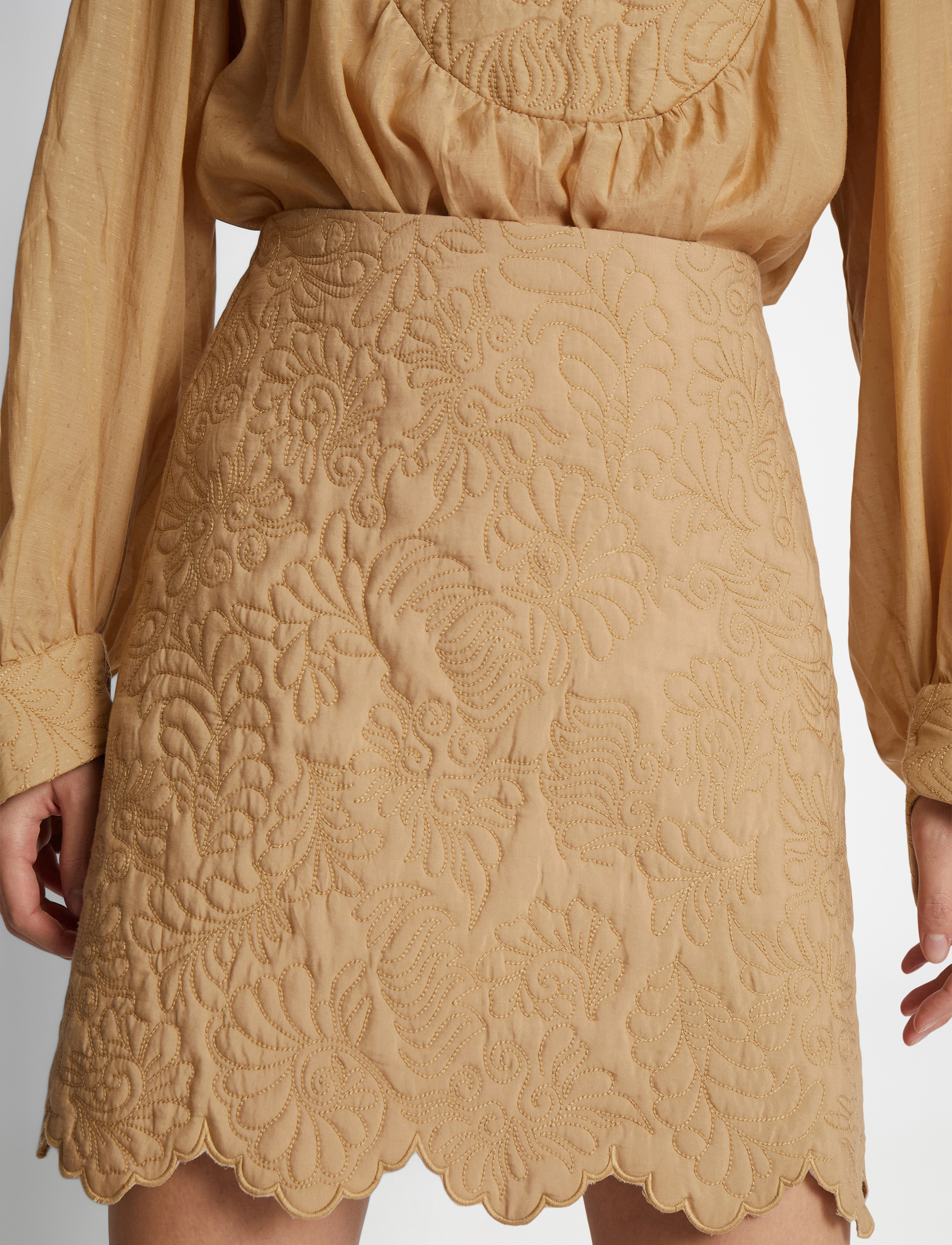 Munthe - FRIGGIE - korta kjolar - camel - 4