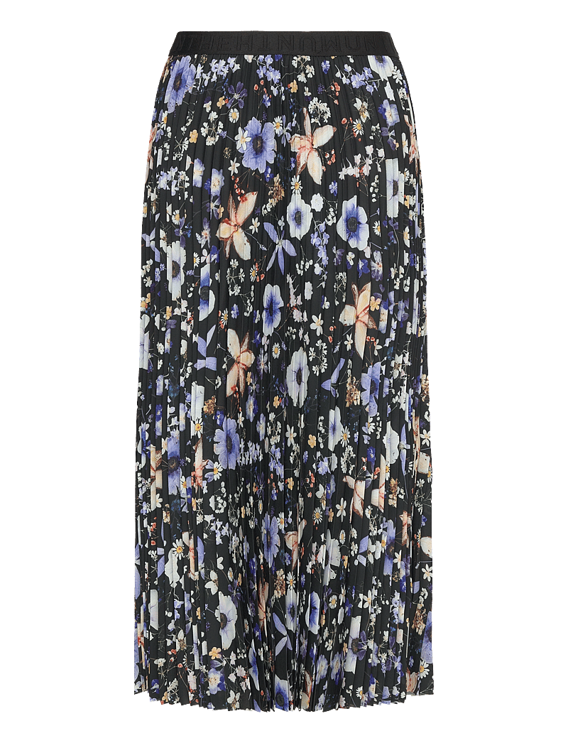 Munthe - CHARMING - faltenröcke - black - 2