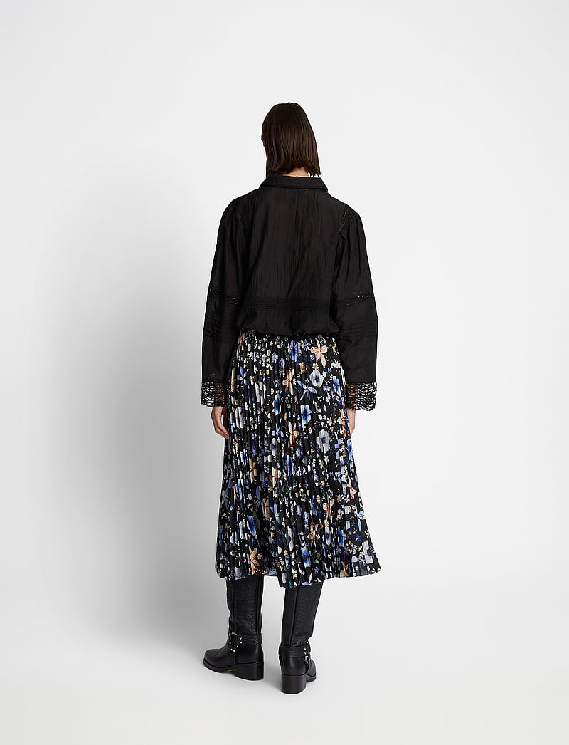 Munthe - CHARMING - faltenröcke - black - 3