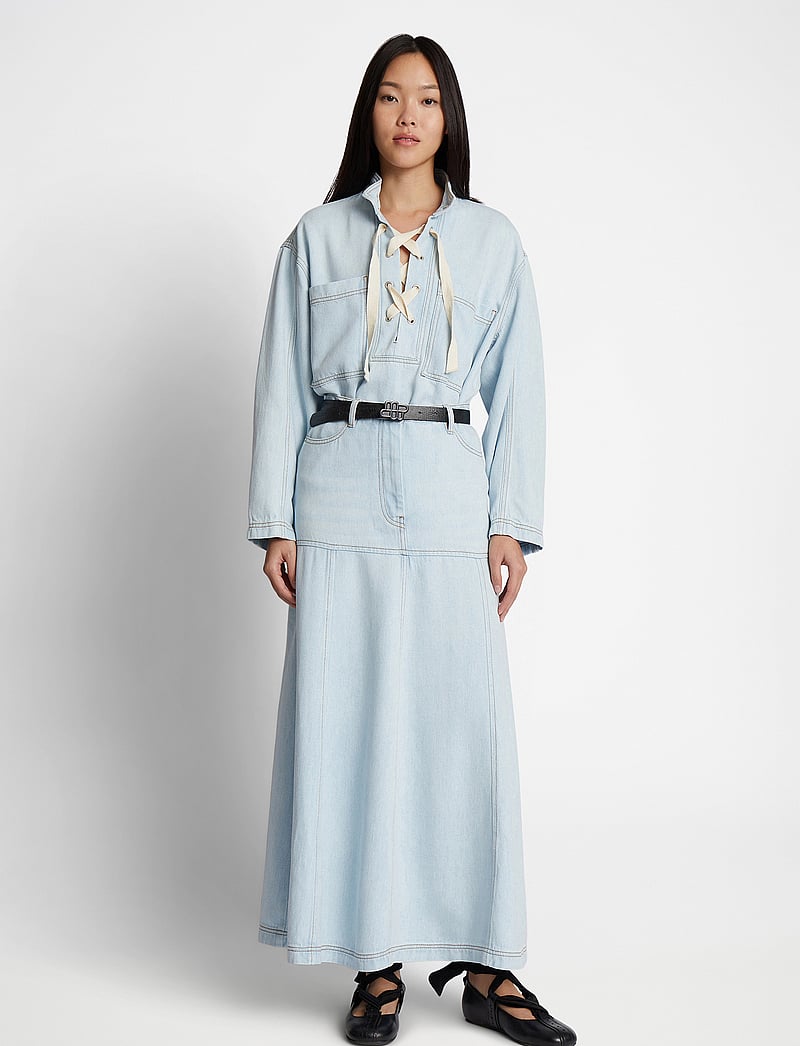 Munthe - TUXYA - jeansröcke - blue - 0