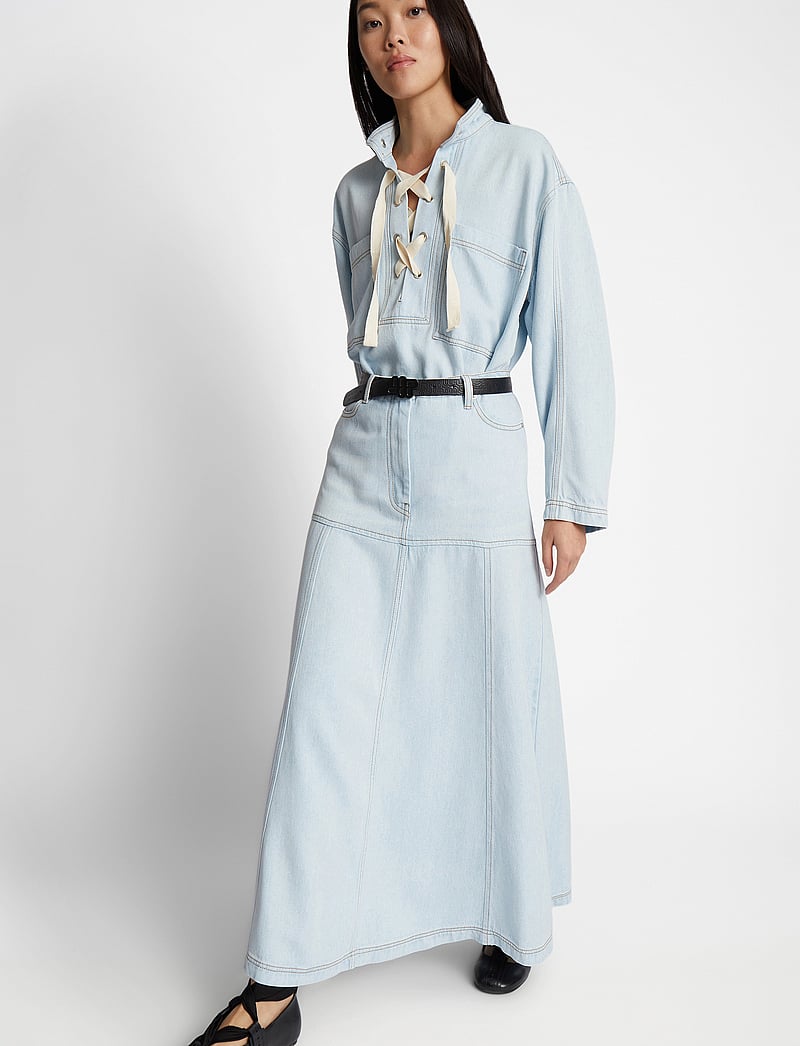 Munthe - TUXYA - jeansröcke - blue - 4