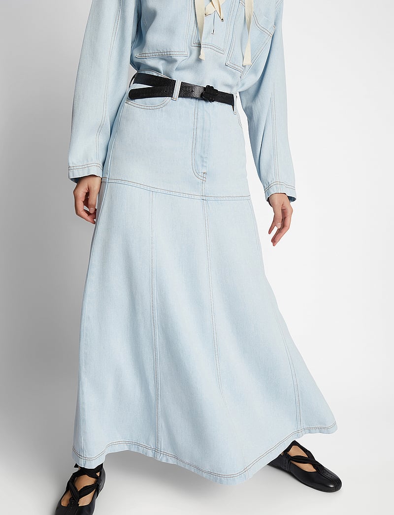 Munthe - TUXYA - jeansröcke - blue - 5